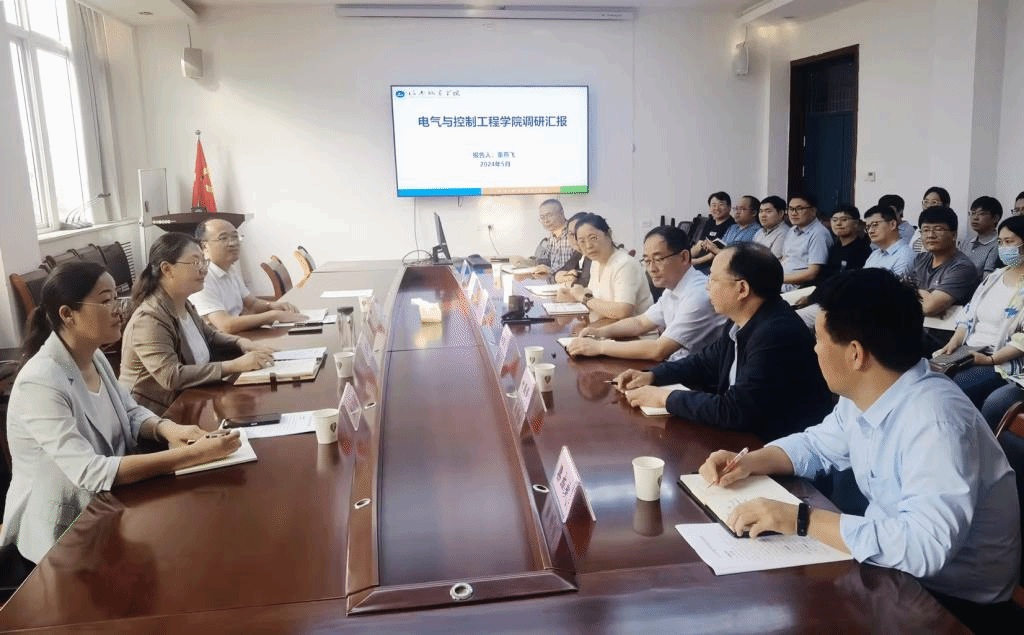 陈校长来tyc86太阳集团调研